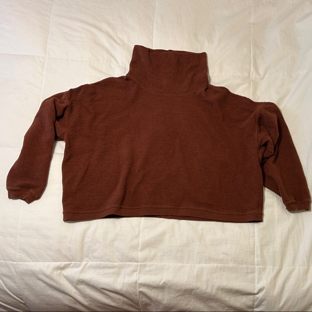 lululemon athletica Chestnut Cowl Neck Sweater